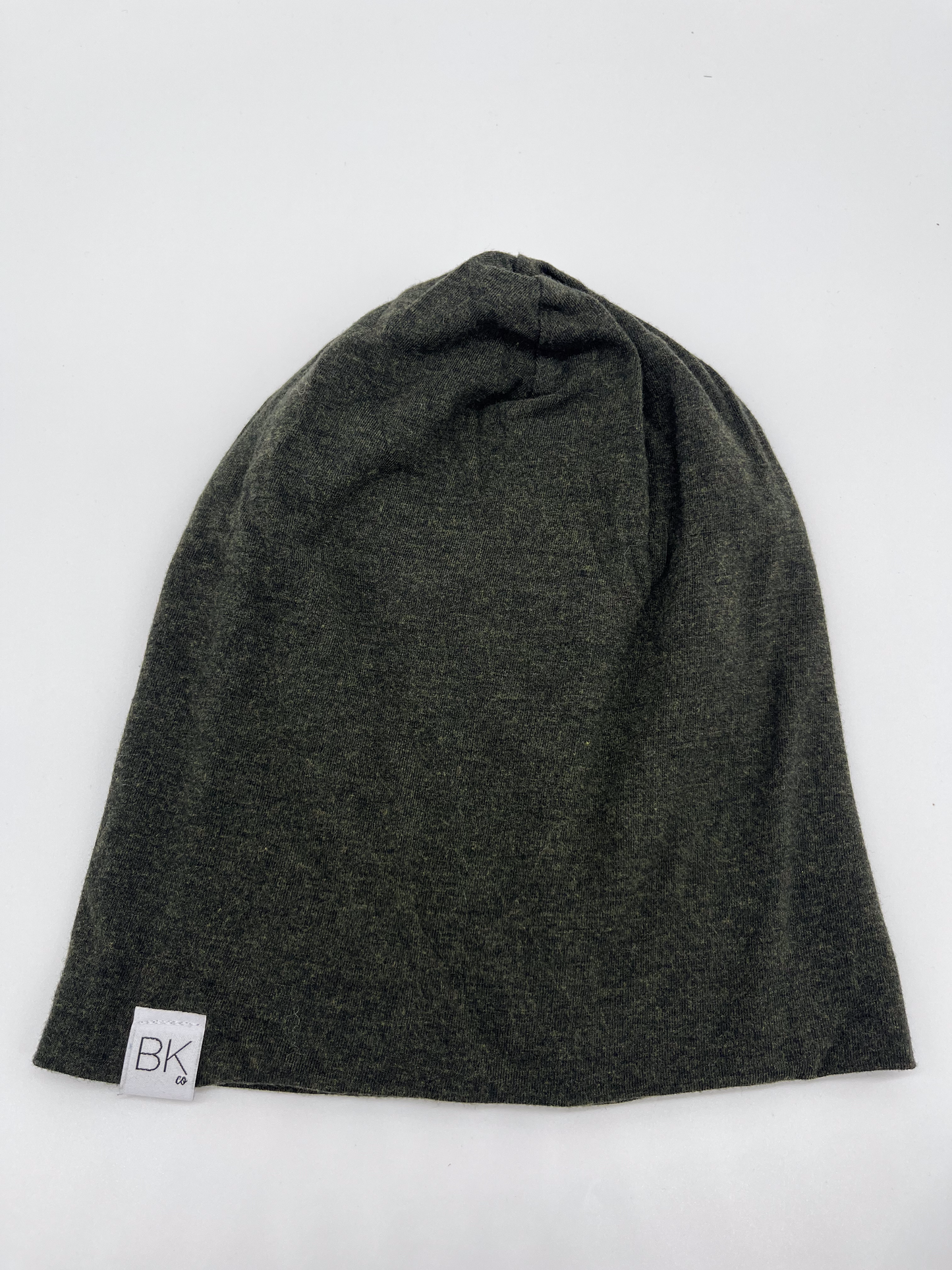 Soft Beanie Cap (Dark Green Gray)
