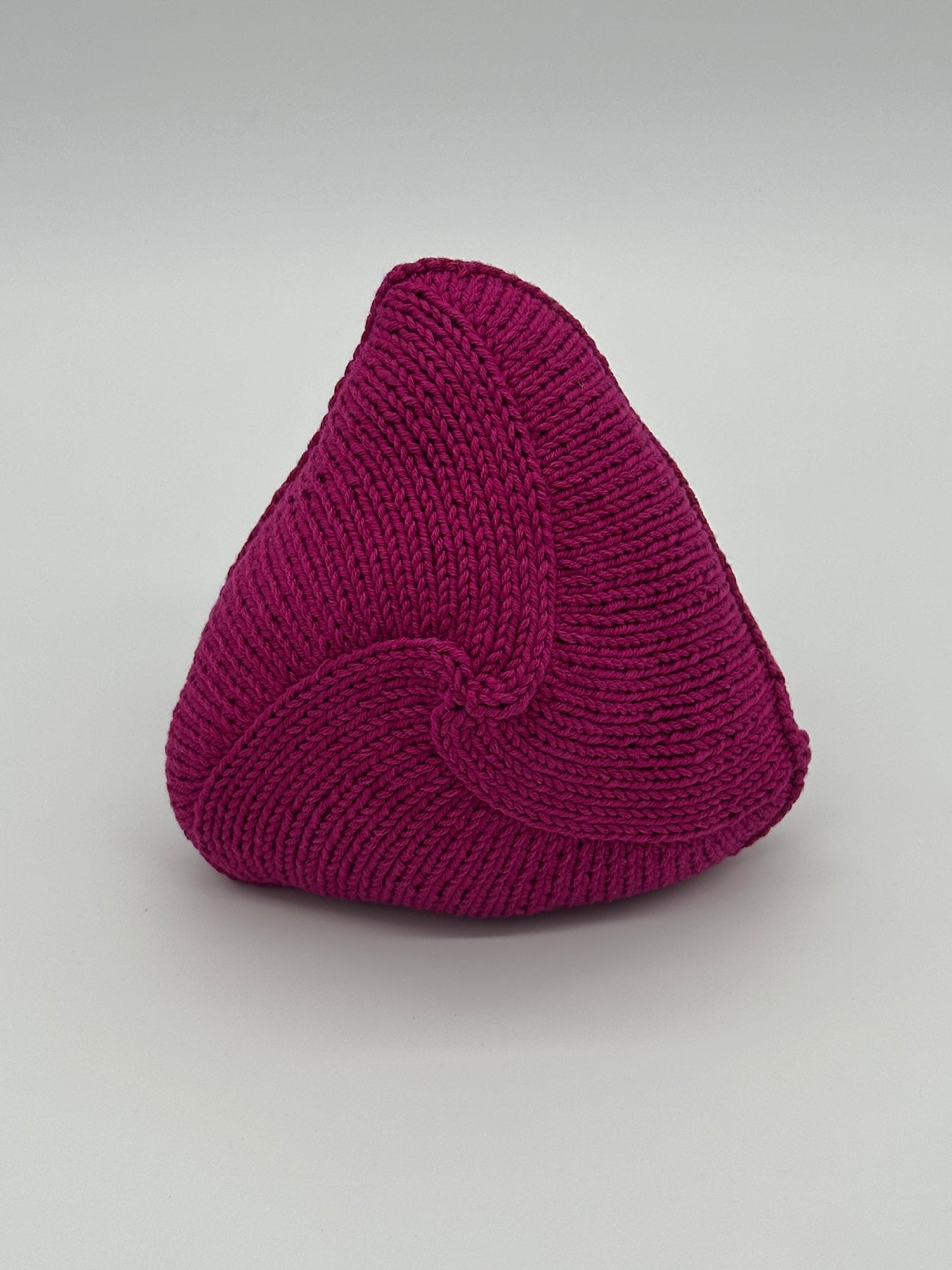 Knitted Breast Form Prosthetic - Fuchsia