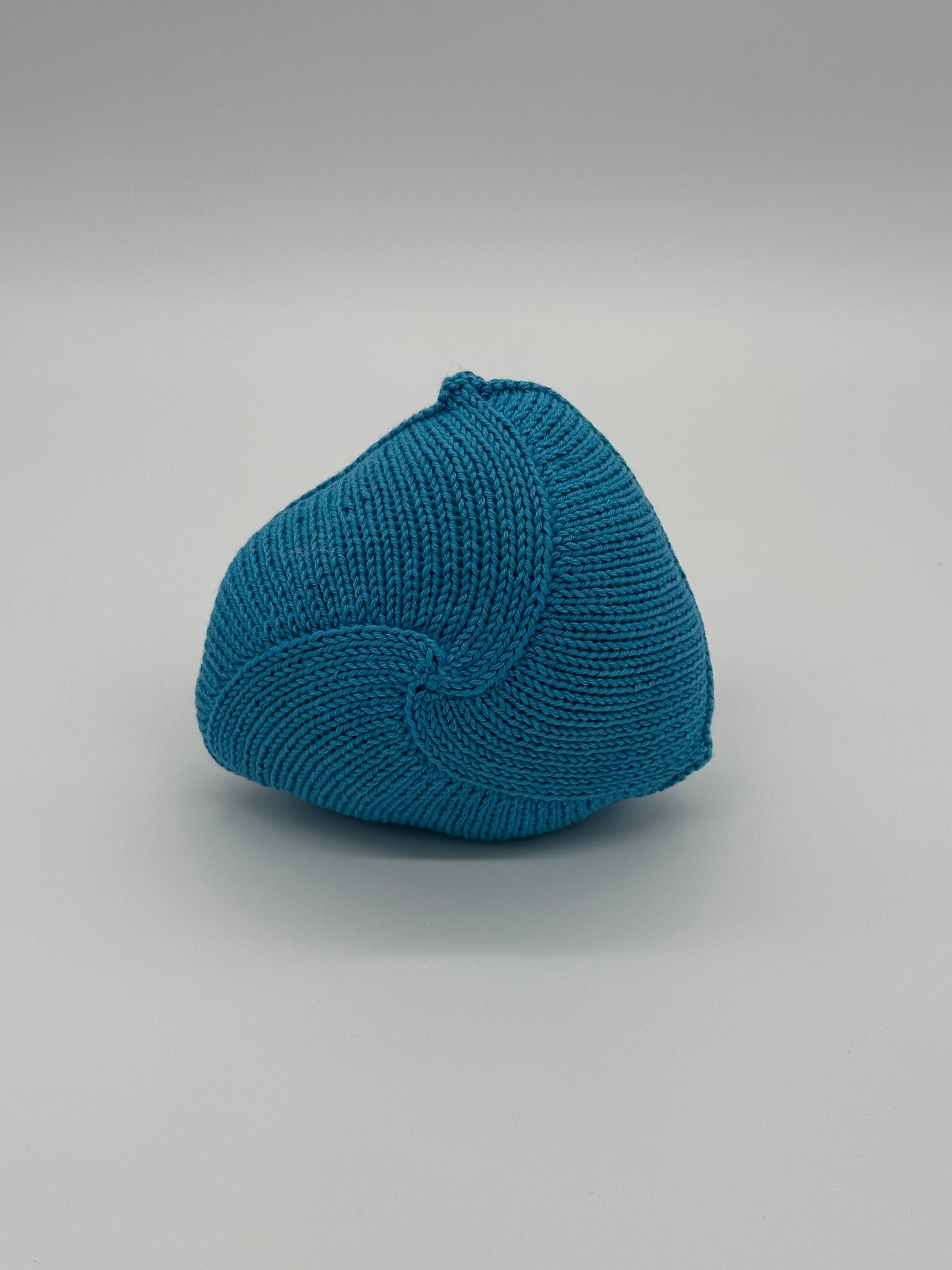 Knitted Breast Form Prosthetic - Blue