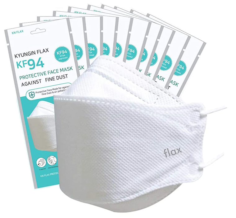 KF94 Face Mask (White, Large) (Pack of 5)