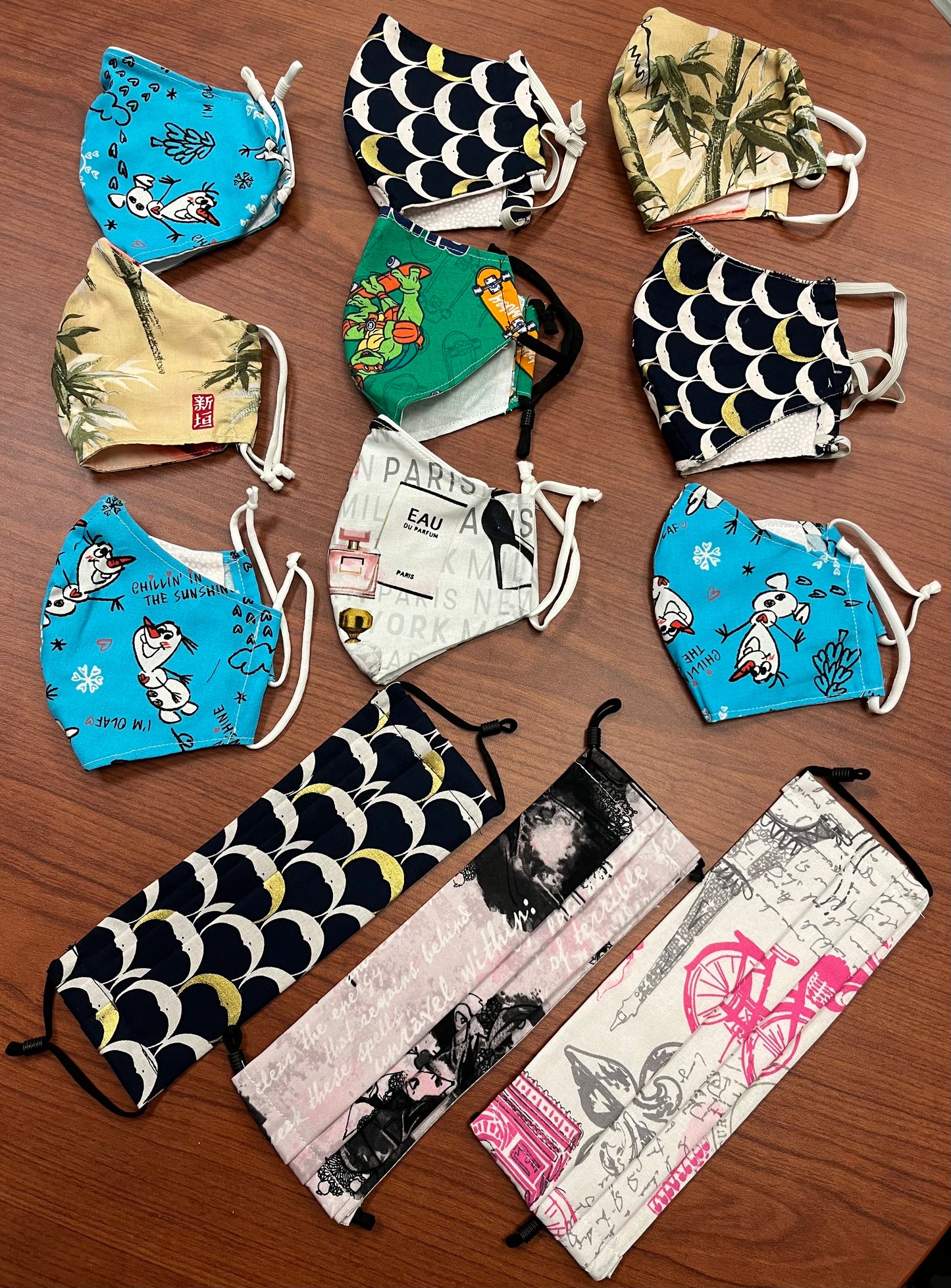 Assorted Cloth Face Masks (Pack of 3)
