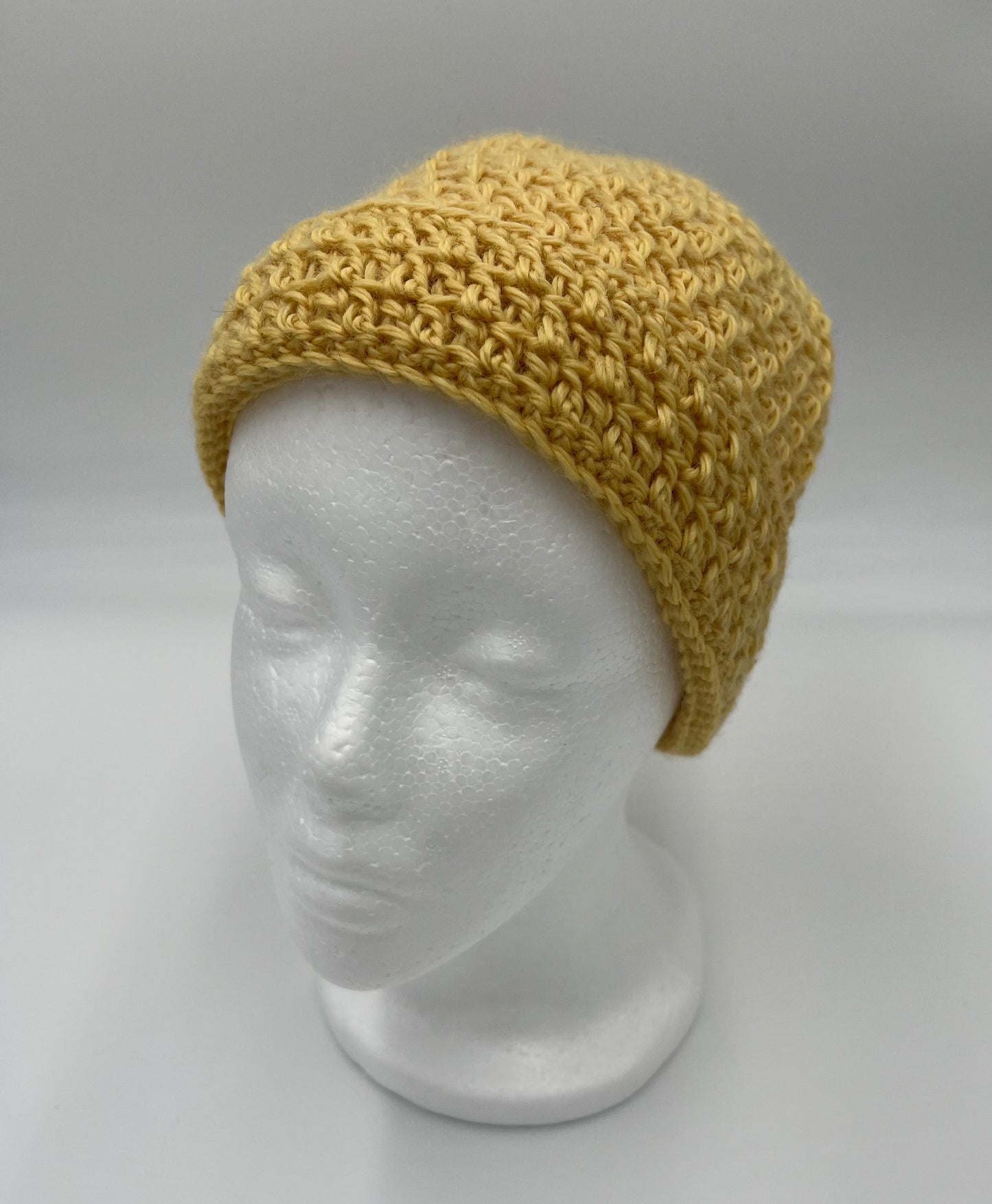 Knitted Beanie (Yellow)