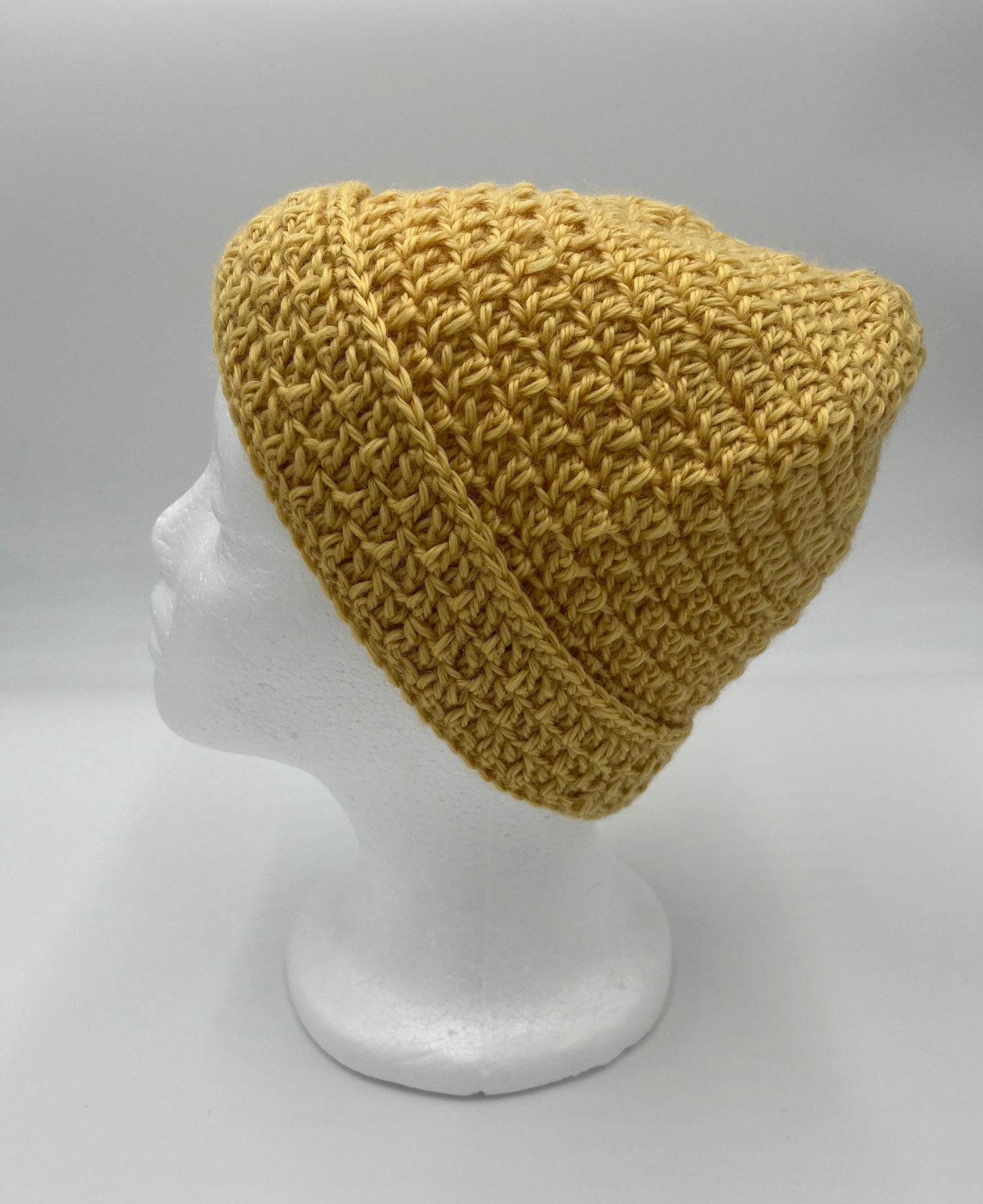 Knitted Beanie (Yellow)