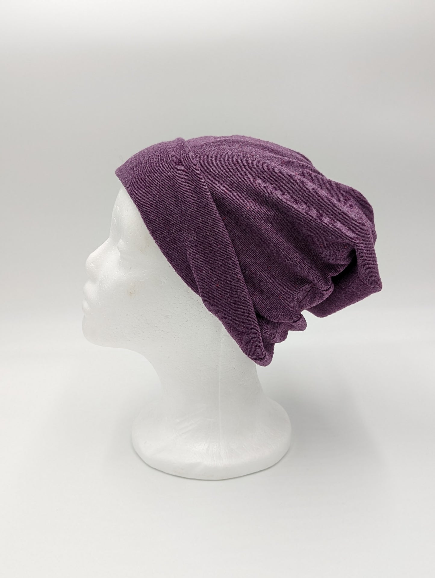 Beanie (Purple, One-Size)