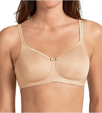 Mastectomy Bra Soft Shape T-shirt Size 34AA Beige at  Women's  Clothing store: Bras