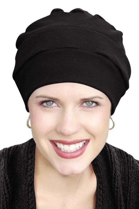 Soft Beanie Cap (Black, One-Size)