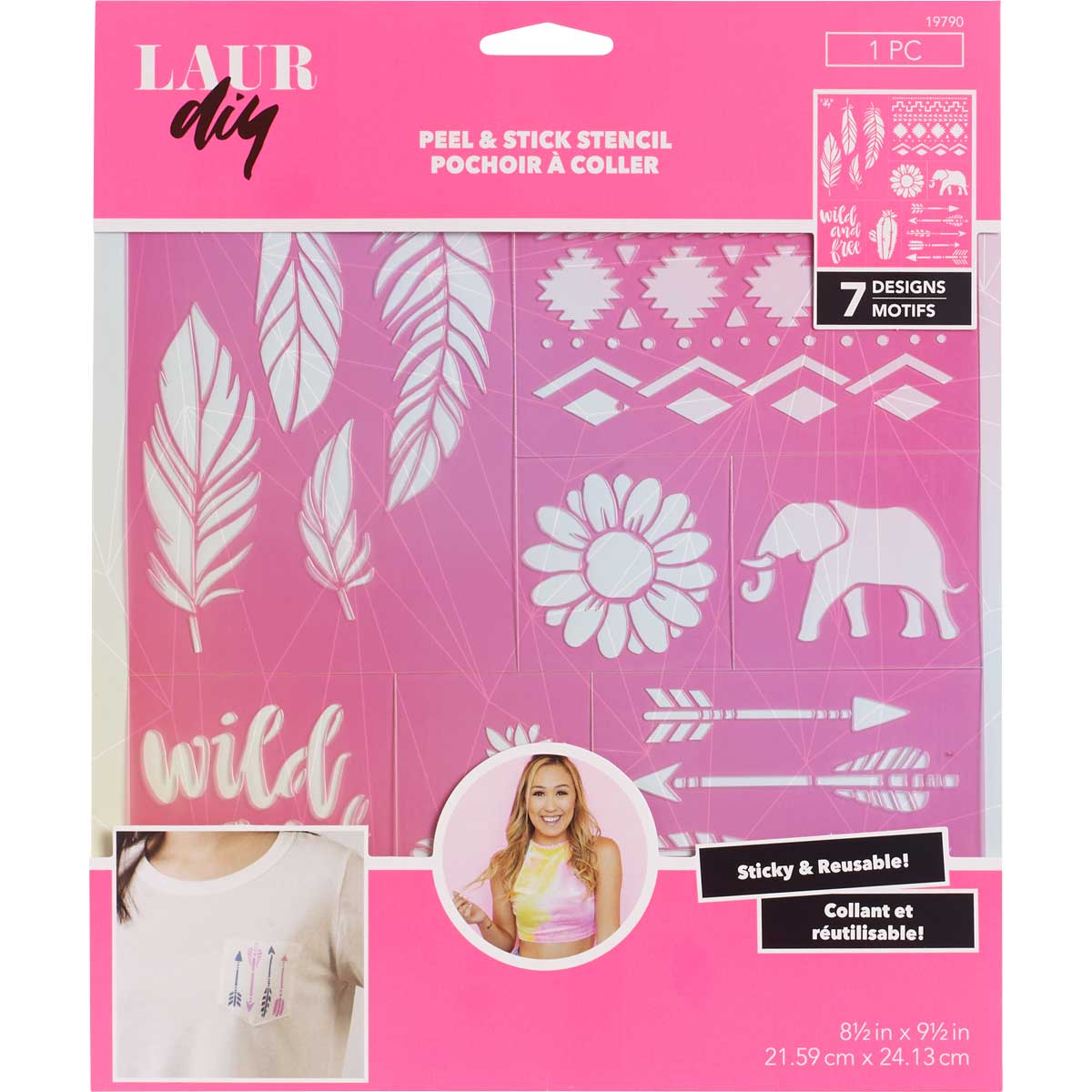 Peel & Stick Art Stencils