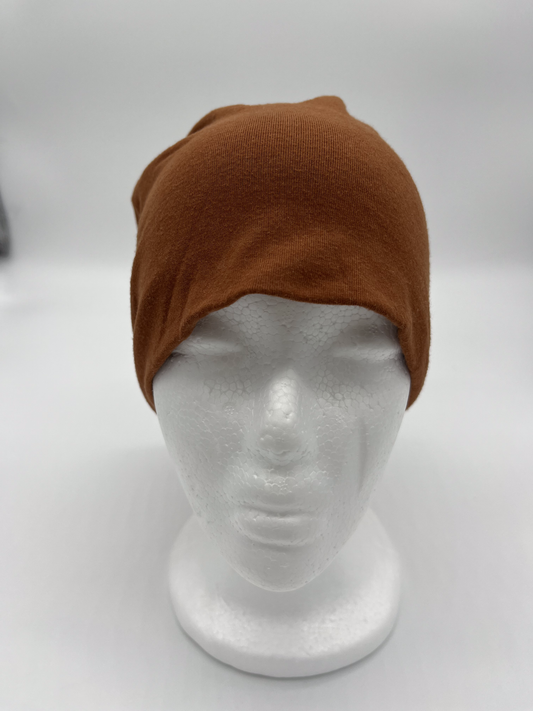 Soft Beanie Cap (Brown)