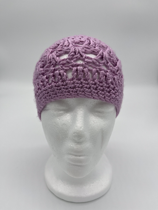 Knitted Beanie (Lilac)