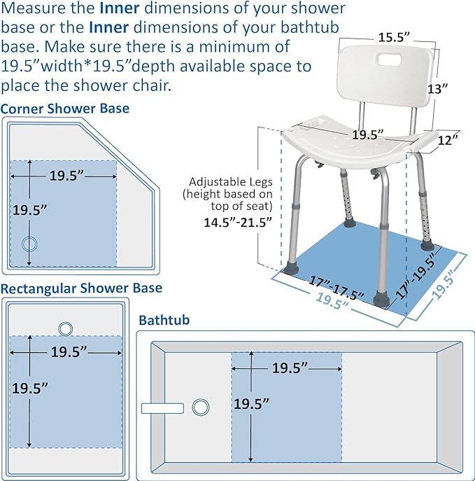 Shower Chair (Gray)