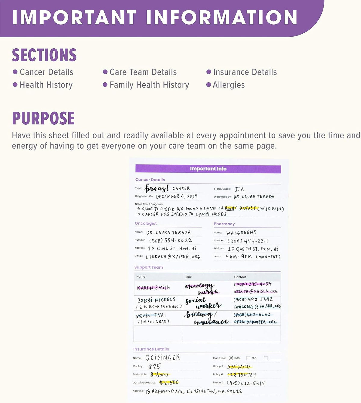 Cancer Planner