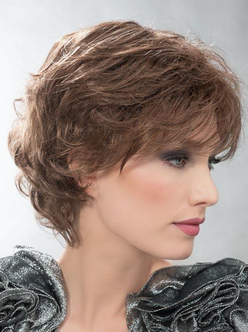 Wig (Brown & Blonde, Short)
