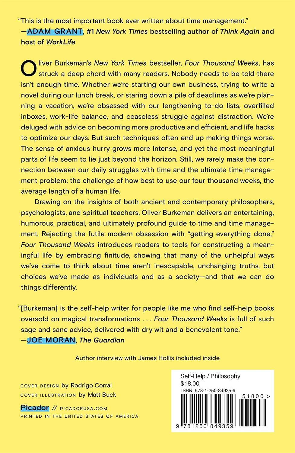 Four Thousand Weeks: Time Management for Mortals