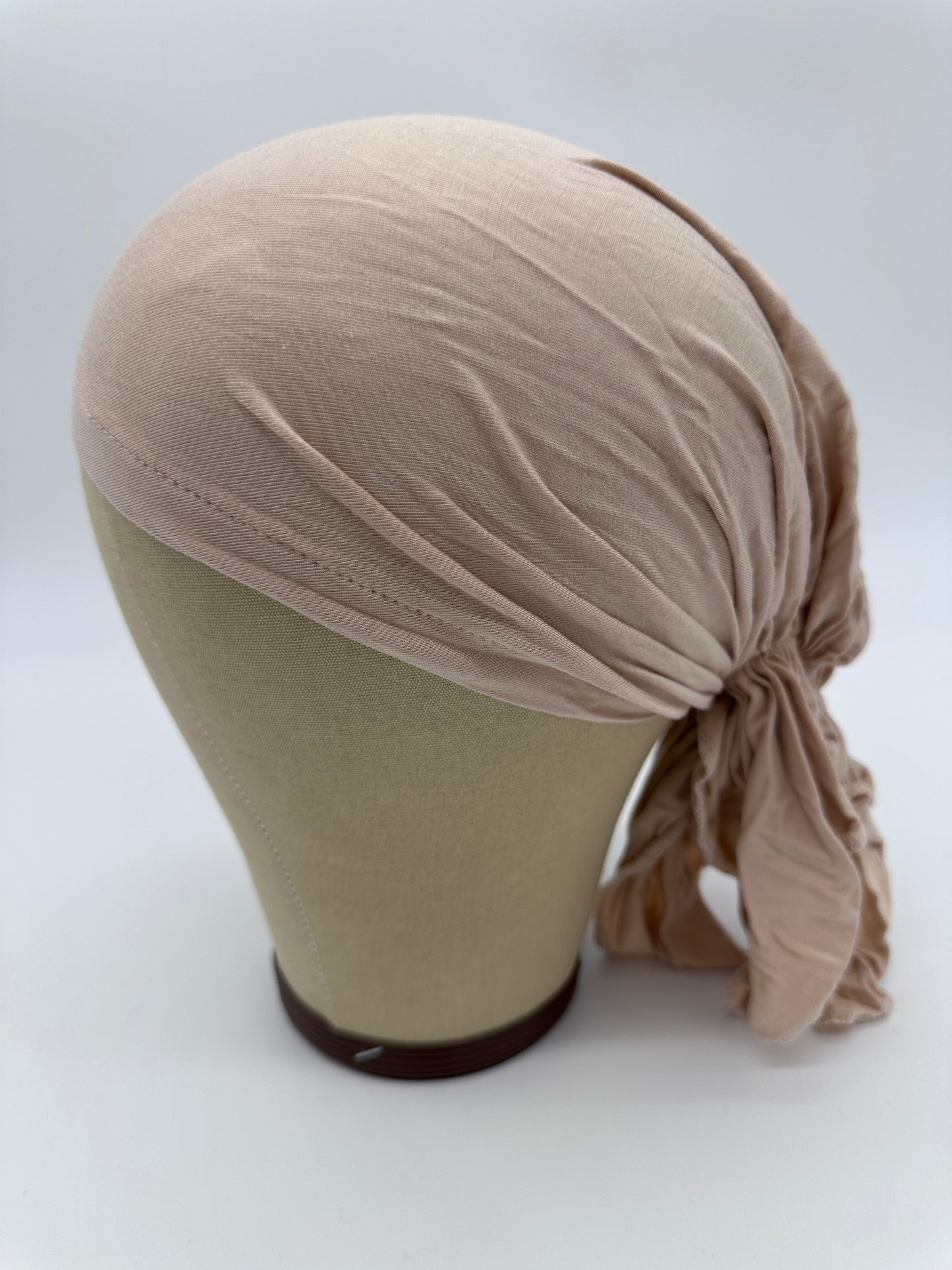 Beanie Cap (Beige, One Size)