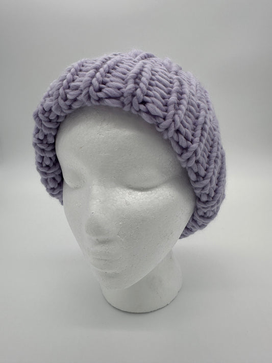 Beanie, Crochet (Light Purple)