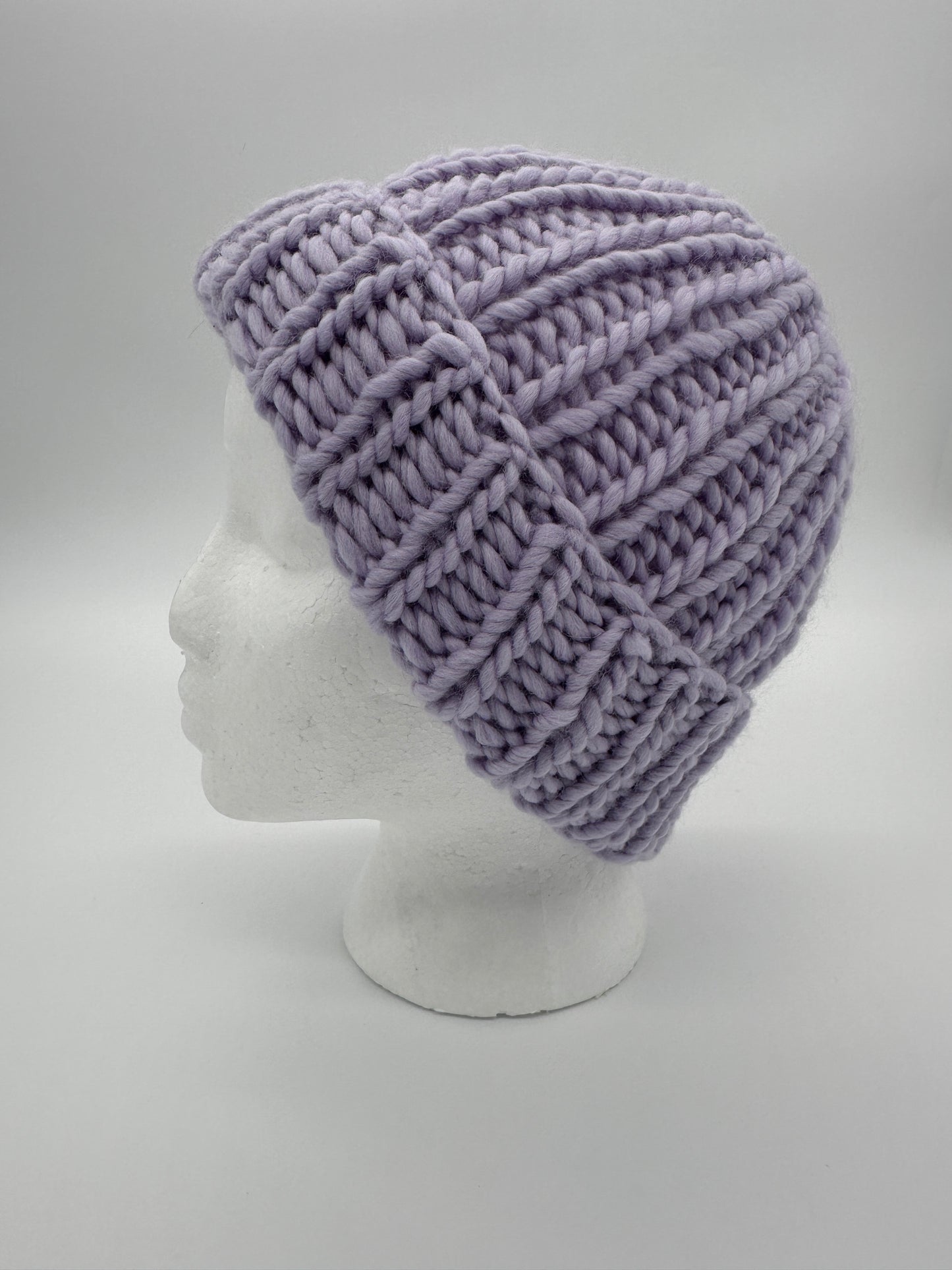 Beanie, Crochet (Light Purple)
