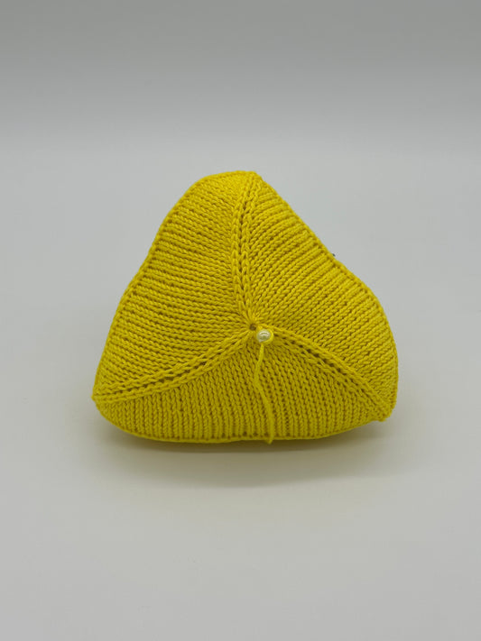 Knitted Breast Form Prosthetic - Yellow