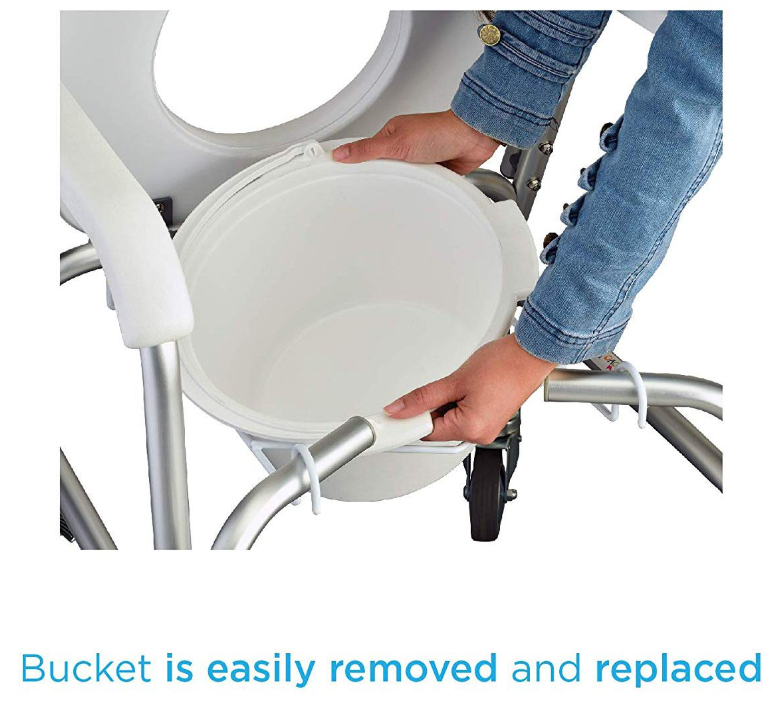 Deluxe Shower Wheelchair and Commode