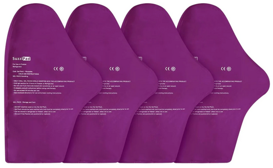 Cold/Hot Gel Pack Glove Inserts (Purple)