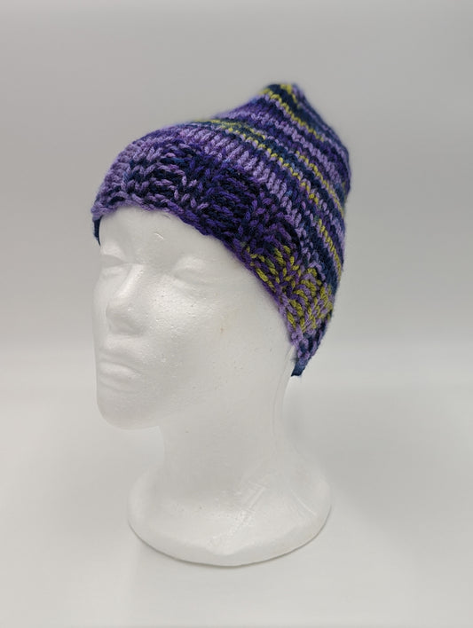 Knitted Beanie Cap (Multicolor, One-Size)