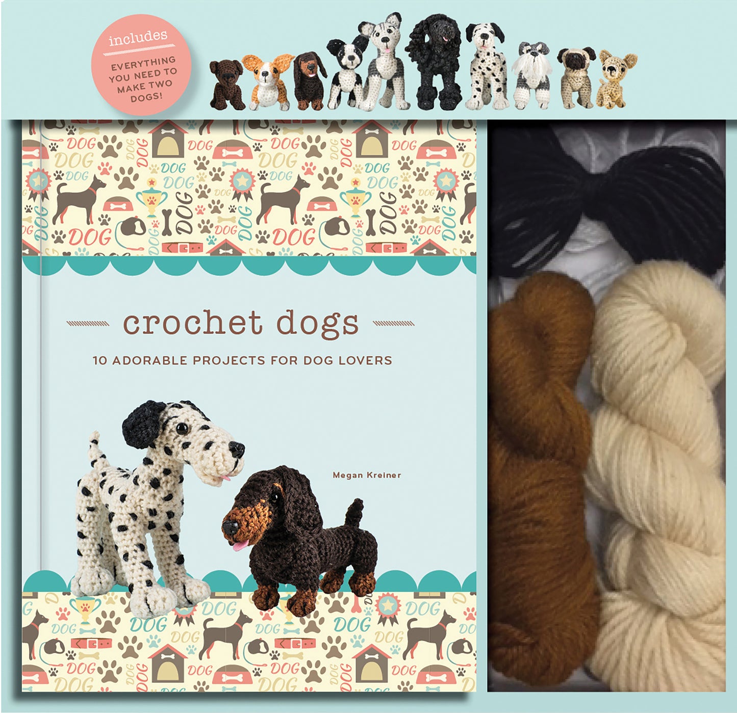 Crochet Dogs Kit